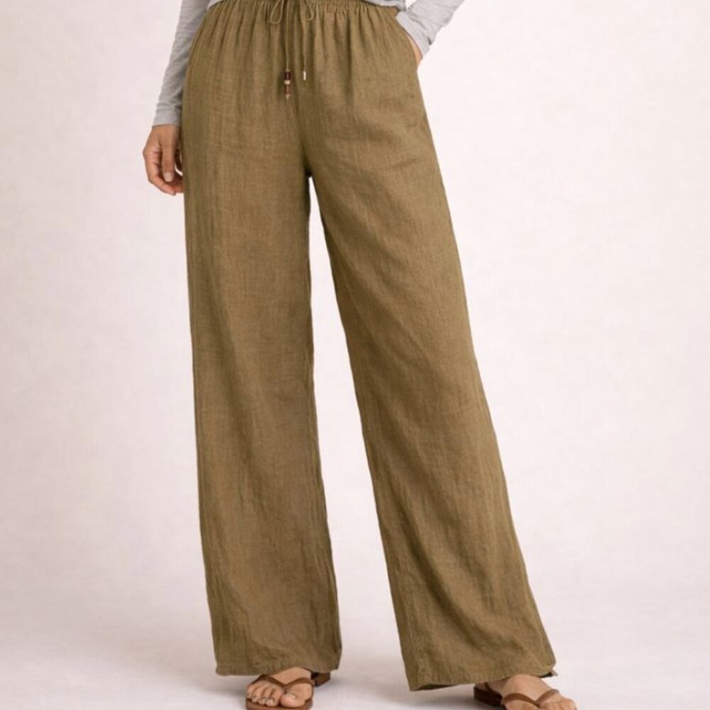 Zara Sage Green Pants Draw String Medium